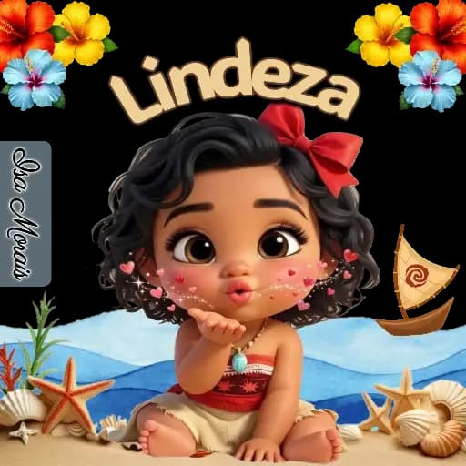 Menina Praia Beijos — 2