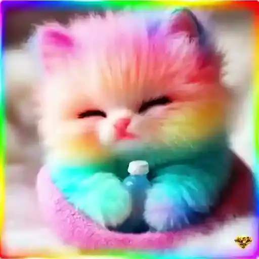 Cute Rainbow Kittens — 1