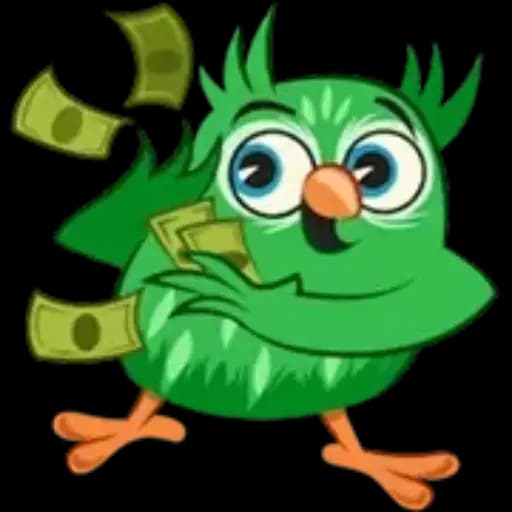 Pájaro Verde Divertido — 3