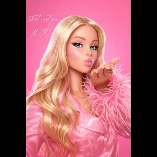 Muñeca Barbie Rosa — 2