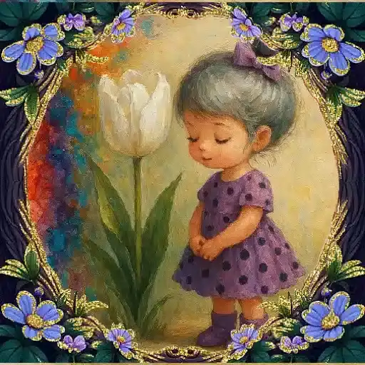 Niñas Florales Delicadas — 4