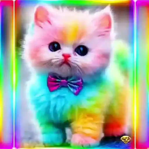 Gatinhos Arco-Íris Fofos — 1