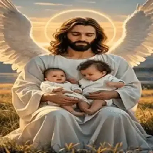 Jesus e Crianças Anjos — 2