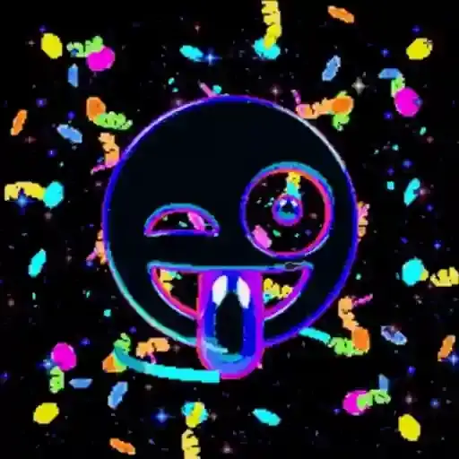 Emojis Neon Espaciais — 2