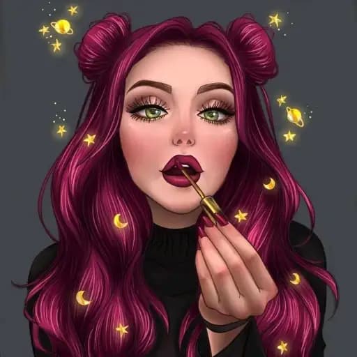 Chicas con Cabello Colorido — 1