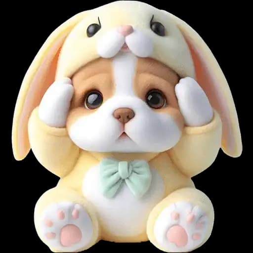 Cute Puppy Bunny — 2