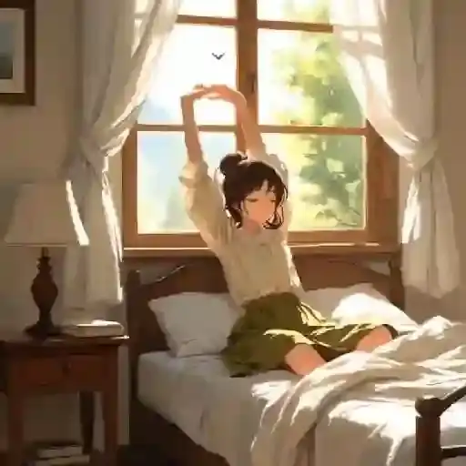 Girl Relaxing at Home — 2