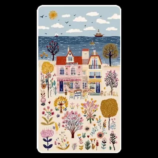 Casas y Jardines Coloridos — 3