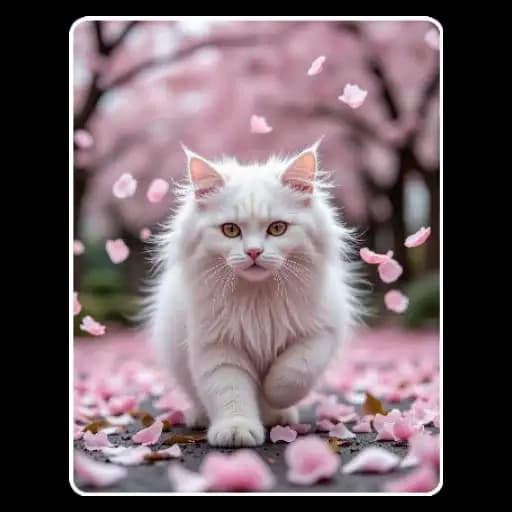 Gatos en Sakura — 4