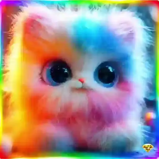 Cute Rainbow Kittens — 2