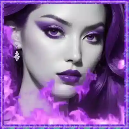 Rostro de Mujer Púrpura — 4