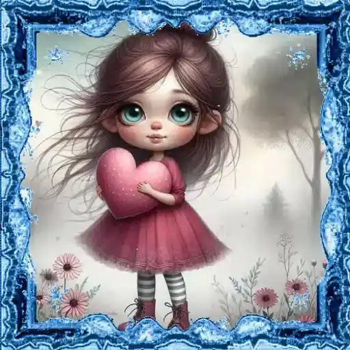 Delicate Floral Girl — 3