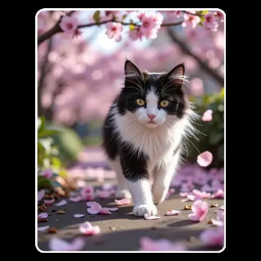 Gatos no Sakura — 1