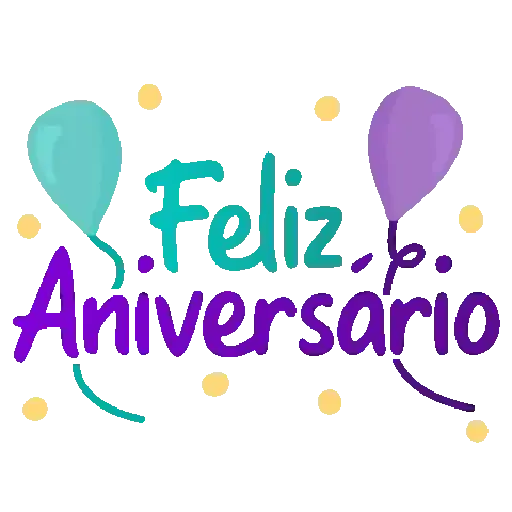 Feliz Aniversário Colorido — 2