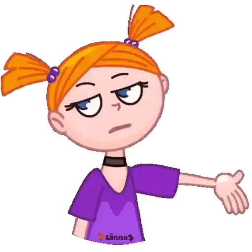 Niña de Dibujos Animados — 2