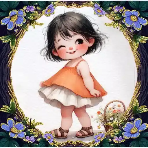 Meninas Florais Delicadas — 3