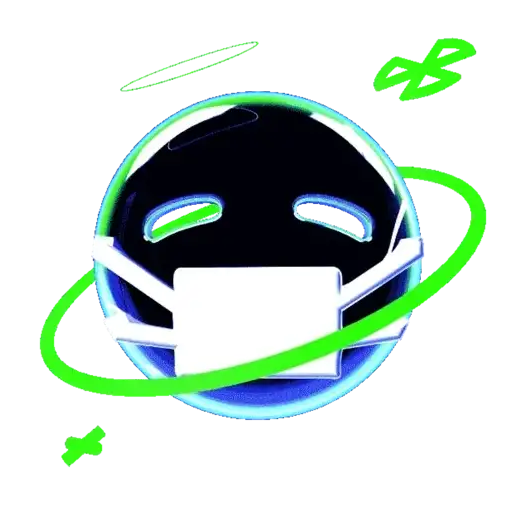 Neon Space Emojis — 4