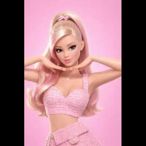 Muñeca Barbie Rosa — 4