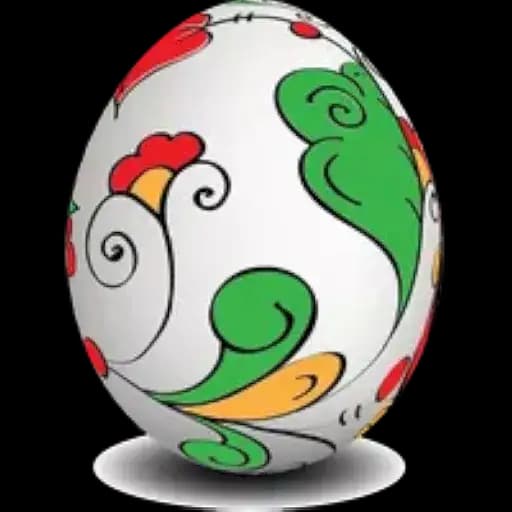 Ovos de Páscoa Decorados — 1