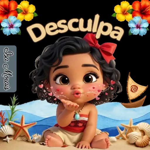 Menina Praia Beijos — 3