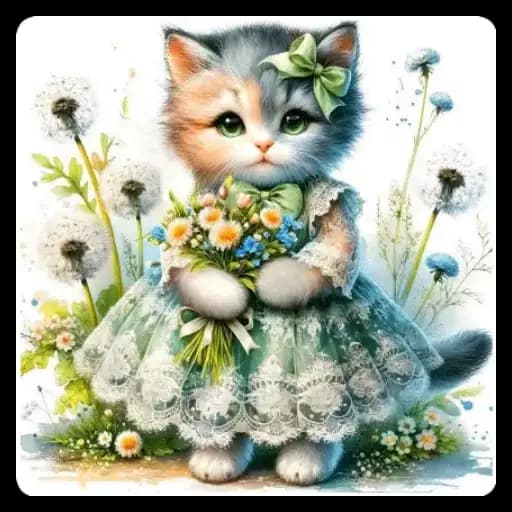 Gatinhos Florais — 3