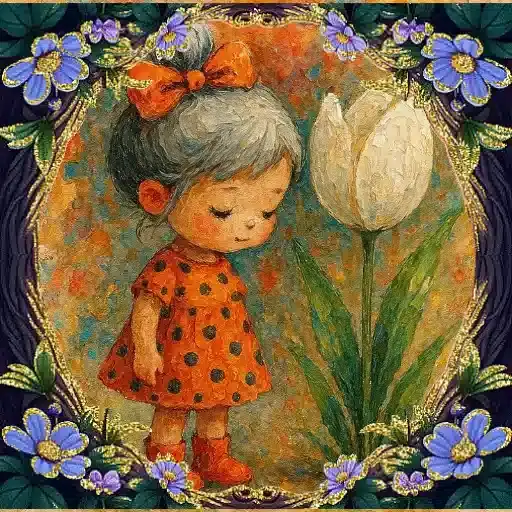 Meninas Florais Delicadas — 2