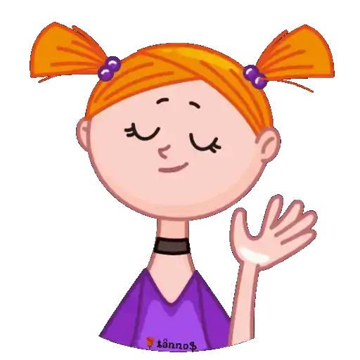 Niña de Dibujos Animados — 3