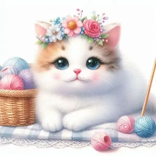Gatinhos Florais — 2