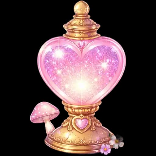 Corações Rosas Kawaii — 3