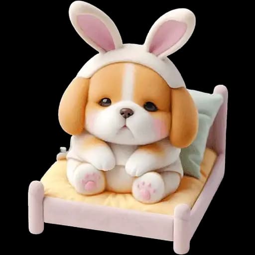 Cute Puppy Bunny — 4
