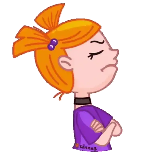 Niña de Dibujos Animados — 1