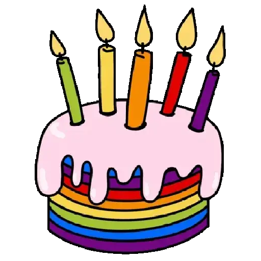 Colorful Birthday Cakes — 1