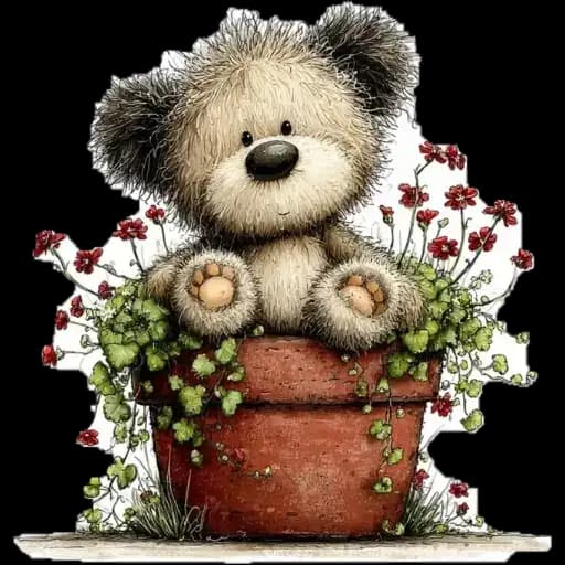 Perritos Florales — 2