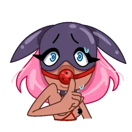 Máscara de Coelho Rosa — 2