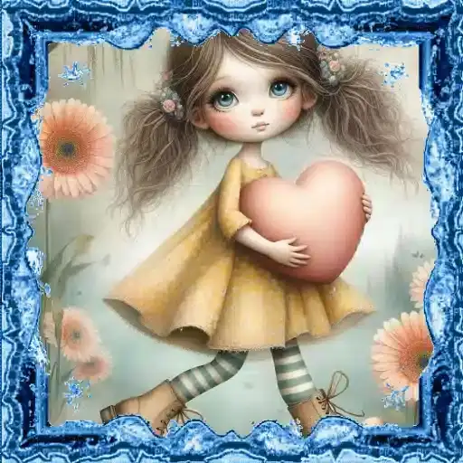 Delicate Floral Girl — 2