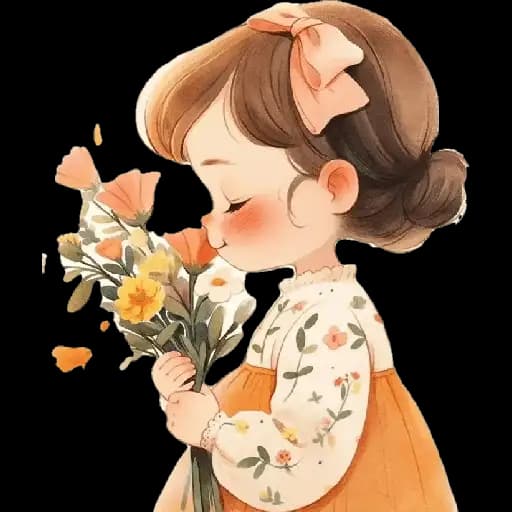 Meninas Florais Delicadas — 3
