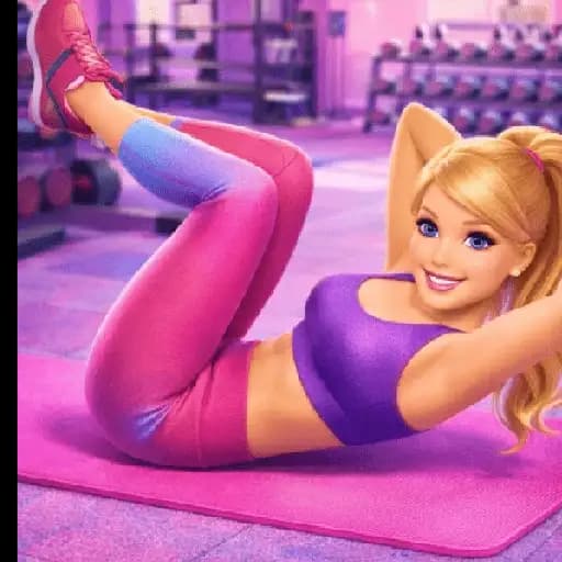 Barbie Fitness Animada — 1