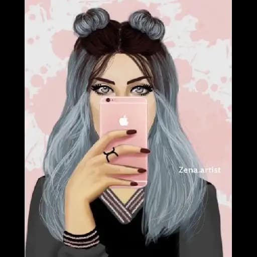 Chicas con Cabello Colorido — 2