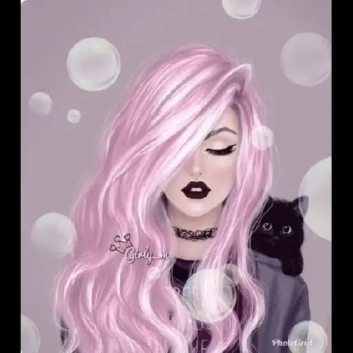 Chicas con Cabello Colorido — 3