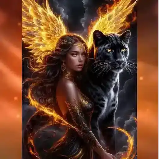 Mujeres y Felinos Mágicos — 2