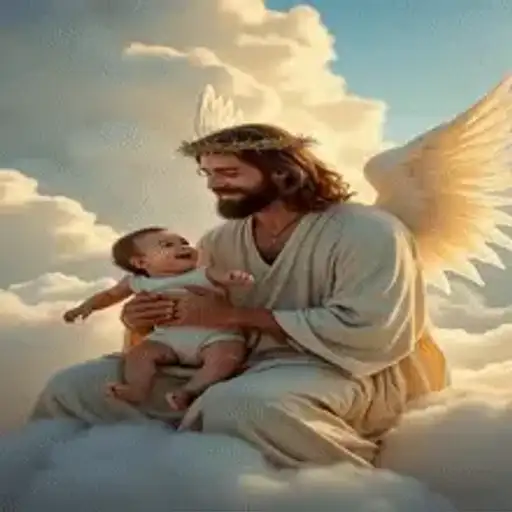 Jesus e Crianças Anjos — 4