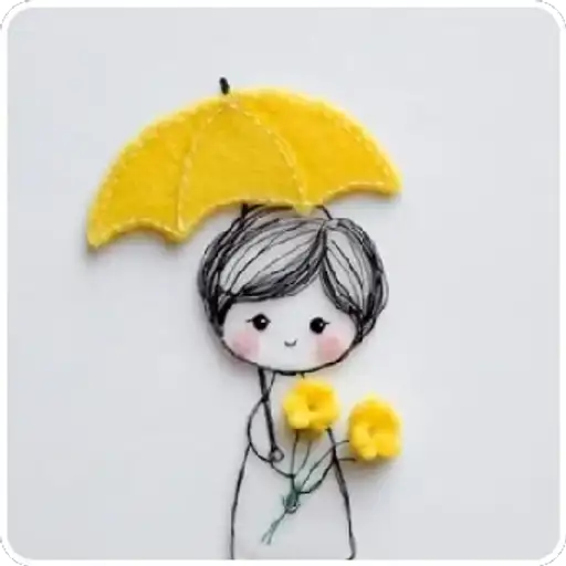 Menina com Guarda-Chuva — 4